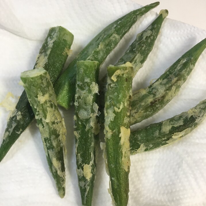 オクラの揚げ焼き